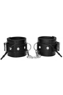 Черные наручники с электростимуляцией Electro Handcuffs ELC016BLK Shots Media BV (черный)