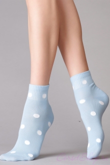 Носки хлопковые с рисунком MINI TREND 4209 Minimi (цвет blu chiaro min)
