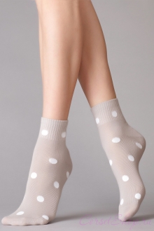 Носки хлопковые с рисунком MINI TREND 4209 Minimi (цвет grigio chiaro min)