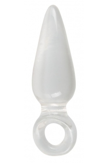Анальная втулка с колечком на пальчик Finger Plug - 9,5 см. 05169290000 Orion (прозрачный)