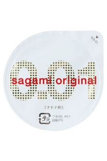 1 шт. - супертонкий презерватив Sagami Original 0.01