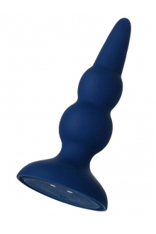 Синяя анальная вибровтулка OPlay Prime - 12 см. 221002 ToyFa (синий)
