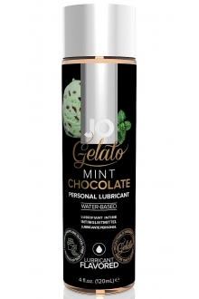 Лубрикант со вкусом и ароматом мятного шоколада Gelato Mint Chocolate (JO)