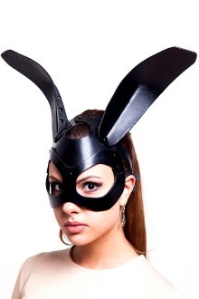 Кожаная маска зайчика с длинными ушами Rabbit Mask II из натуральной кожи (Triviaa)